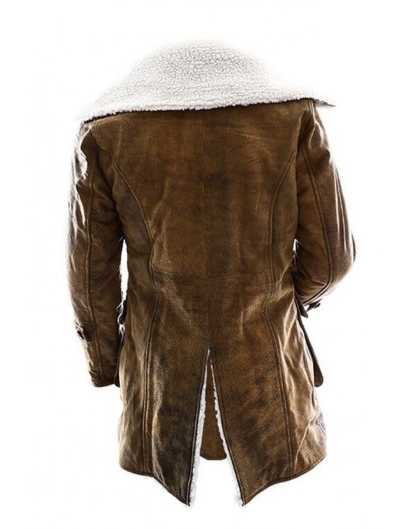 Dark Knight Rises Bane Brown Leather Coat - Image 3