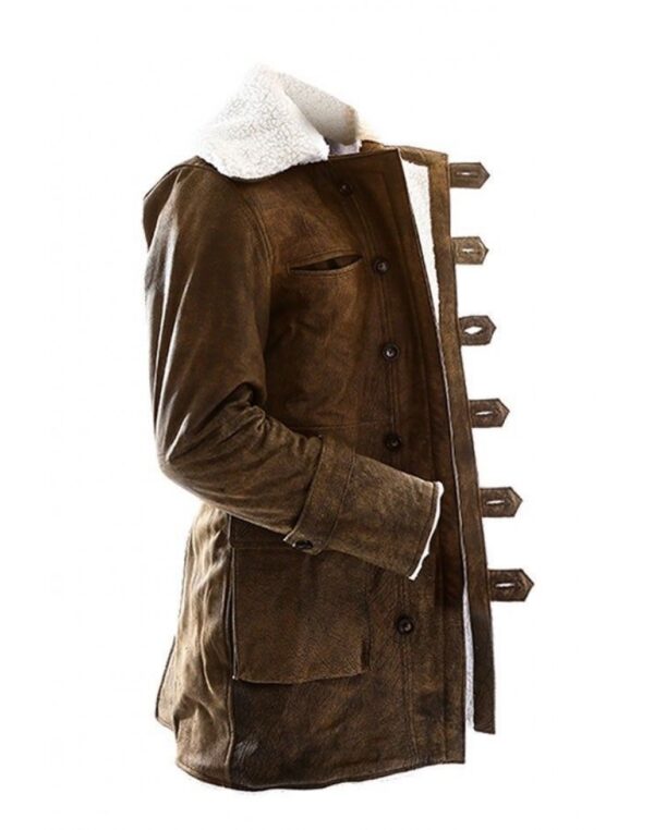 Dark Knight Rises Bane Brown Leather Coat - Image 2